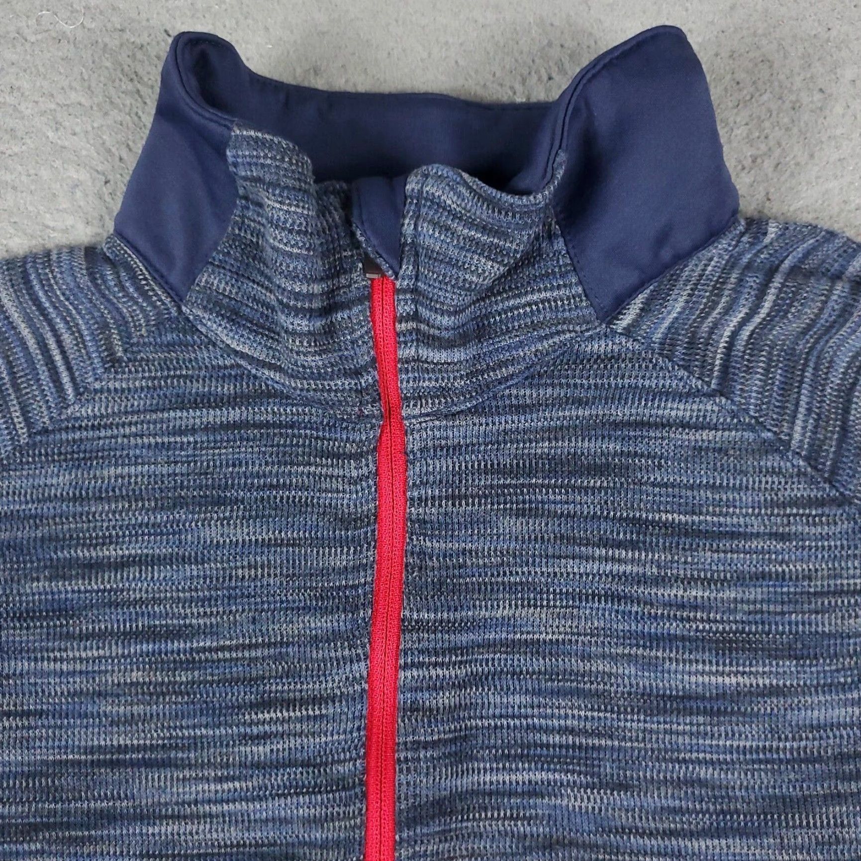 Vintage Columbia Sweater Womens Large Blue 1/2 Zip Up Pullover Sweatshirt Size L / US 10 / IT 46 - 2 Thumbnail
