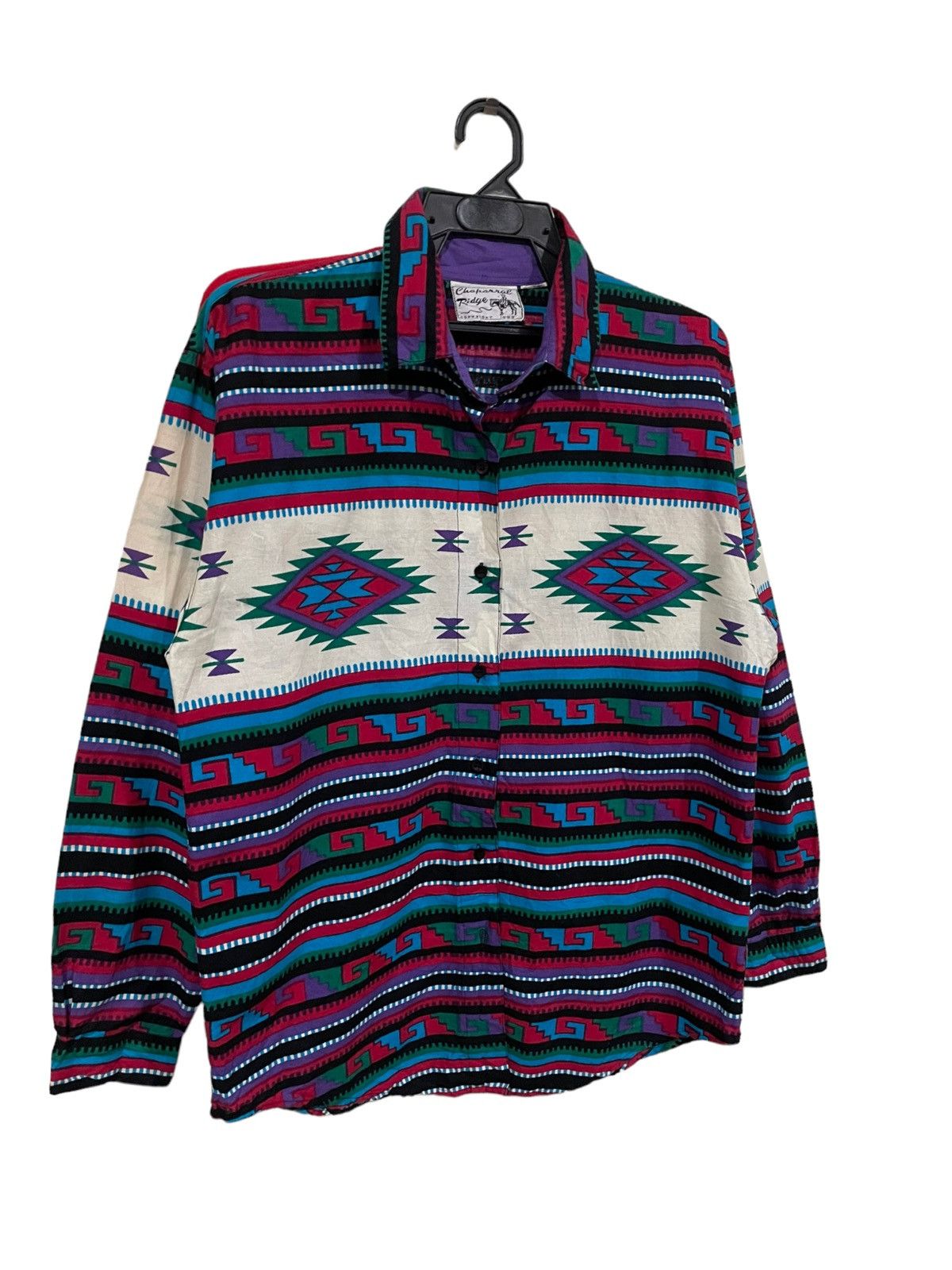 Cowboy Equipment × Vintage Chaparral Ridge Cowboy Western Native Shirts Size US L / EU 52-54 / 3 - 11 Thumbnail