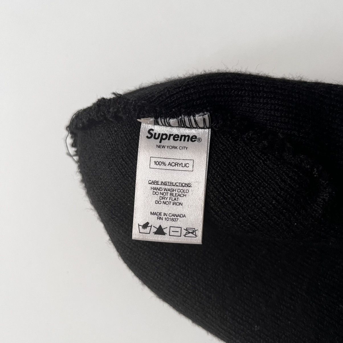Supreme Supreme Ruff Ryders Beanie Hat Black Size ONE SIZE - 5 Thumbnail