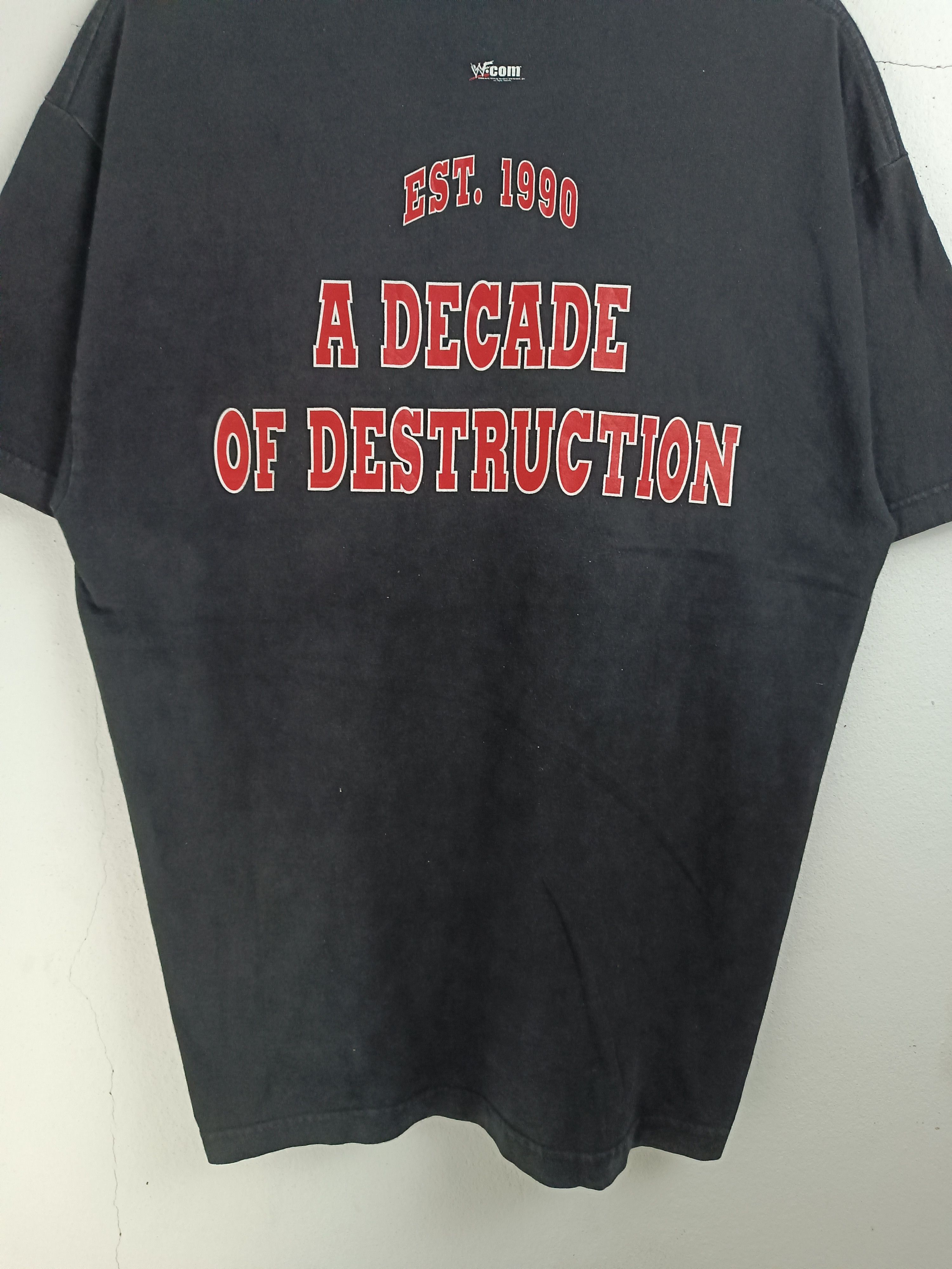WWE VINTAGE 2000s DEADMAN INC THE UNDERTAKER FADED WWF WWE TEE Size US L / EU 52-54 / 3 - 13 Thumbnail