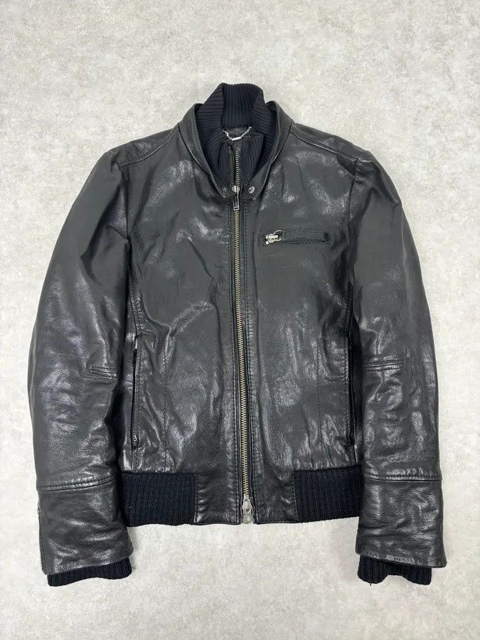 Dirk Bikkembergs AW2008 Dirk Bikkembergs Black Premium Mafia Leather Jacket Size US M / EU 48-50 / 2 - 1 Thumbnail