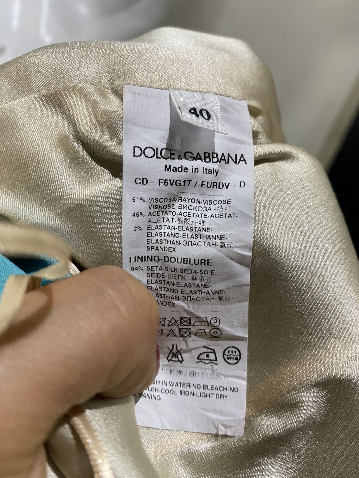 Dolce & Gabbana Casual viscose dress Size L / US 10 / IT 46 - 8 Thumbnail