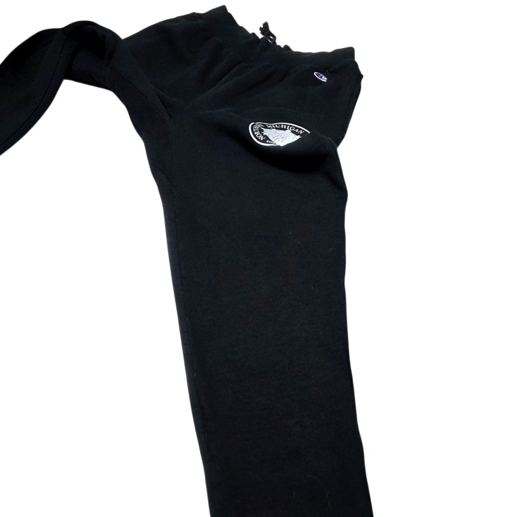 Champion VINTAGE Champion Reverse Weave Sweatpants Men M Northern Michigan NMU Black Size US 31 - 5 Thumbnail