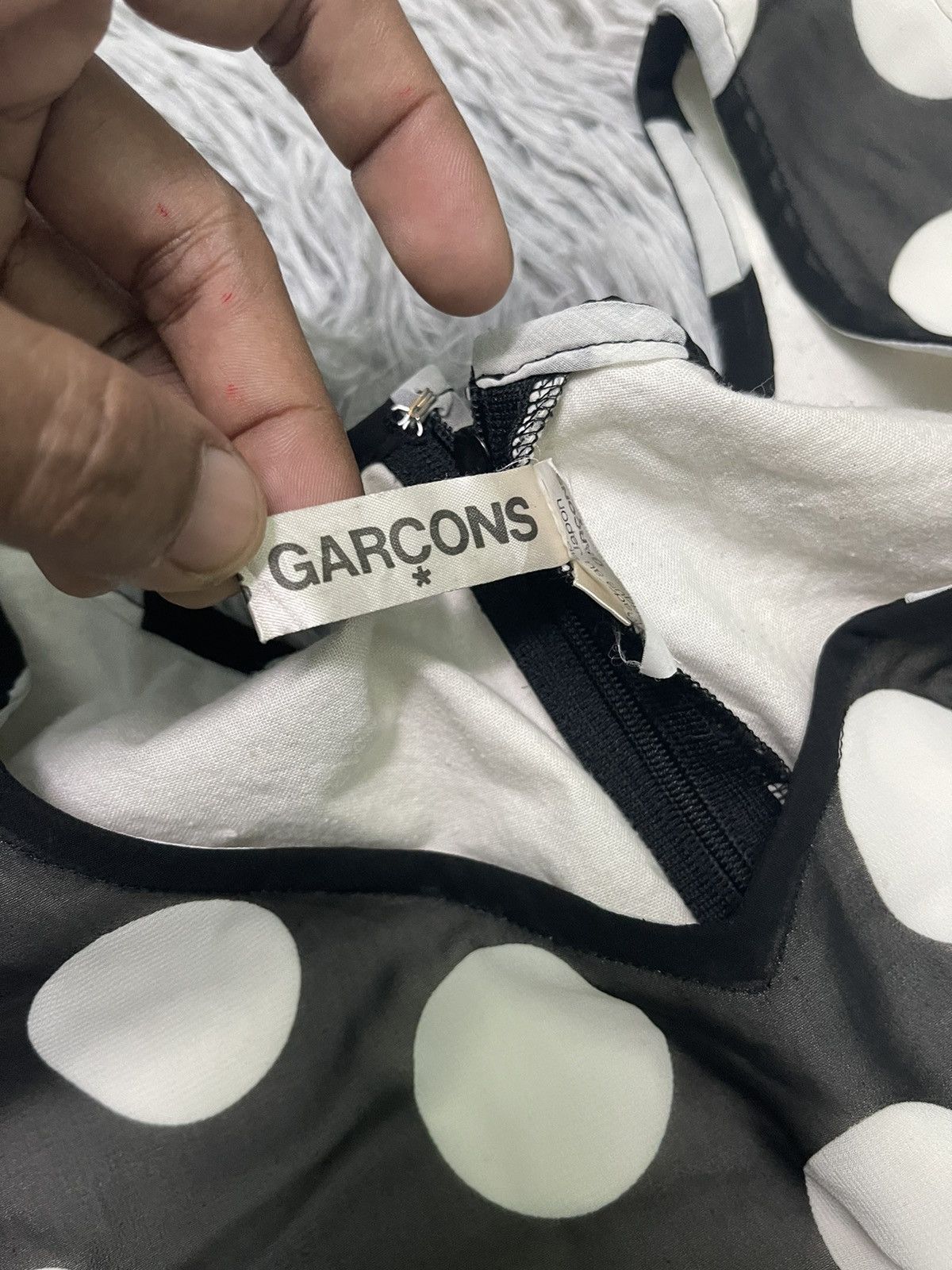 Comme des Garcons SS2010 COMME DES GARCONS GOWN POLKA RARE DISTRESSED DESIGN Size S / US 4 / IT 40 - 16 Thumbnail