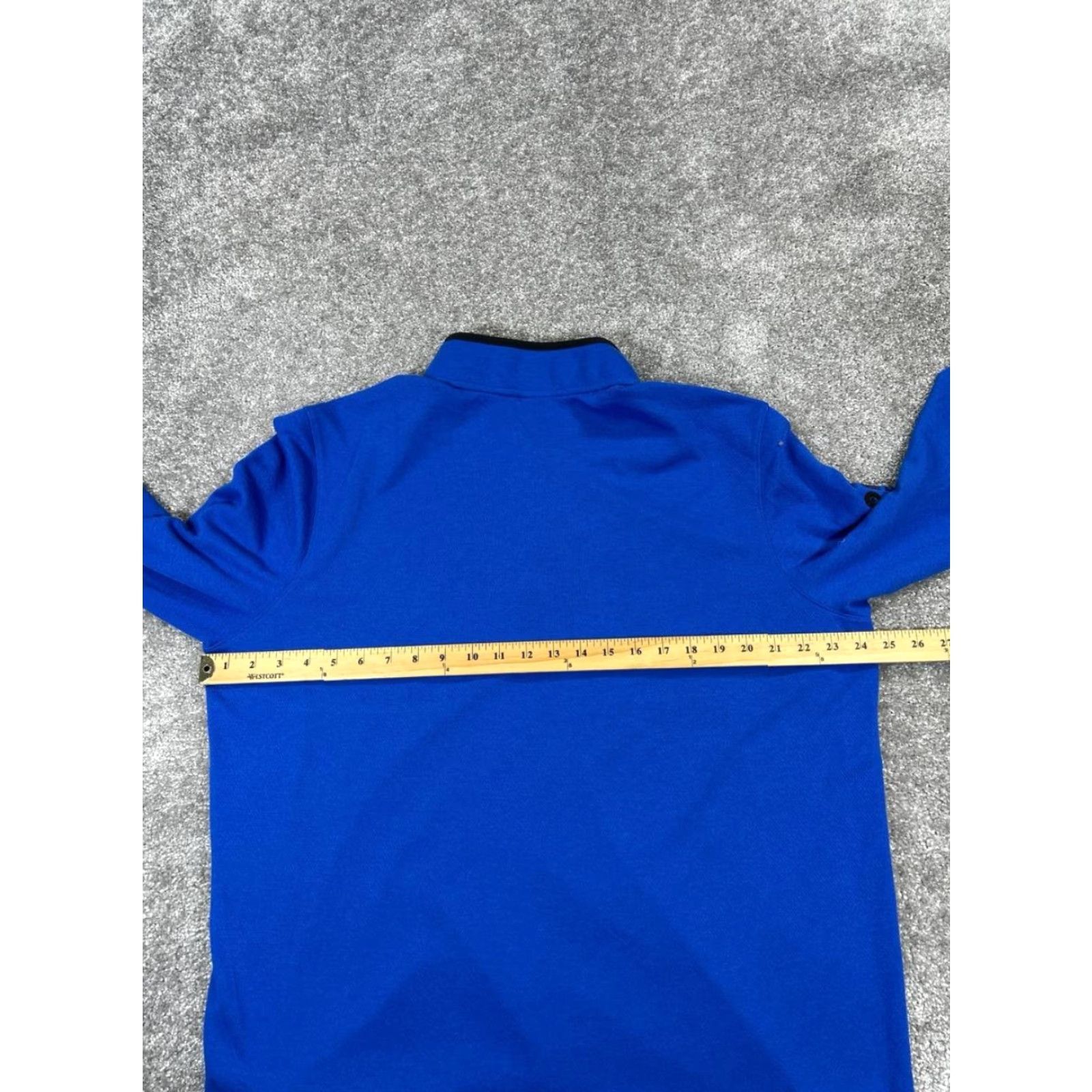 Nike Nike Sweater Logo Mens XL Blue Dri-Fit Quarter Zip Mock Neck Pullover Knit Long Sleeve Casual Winter Fall Golf Size US XL / EU 56 / 4 - 7 Thumbnail