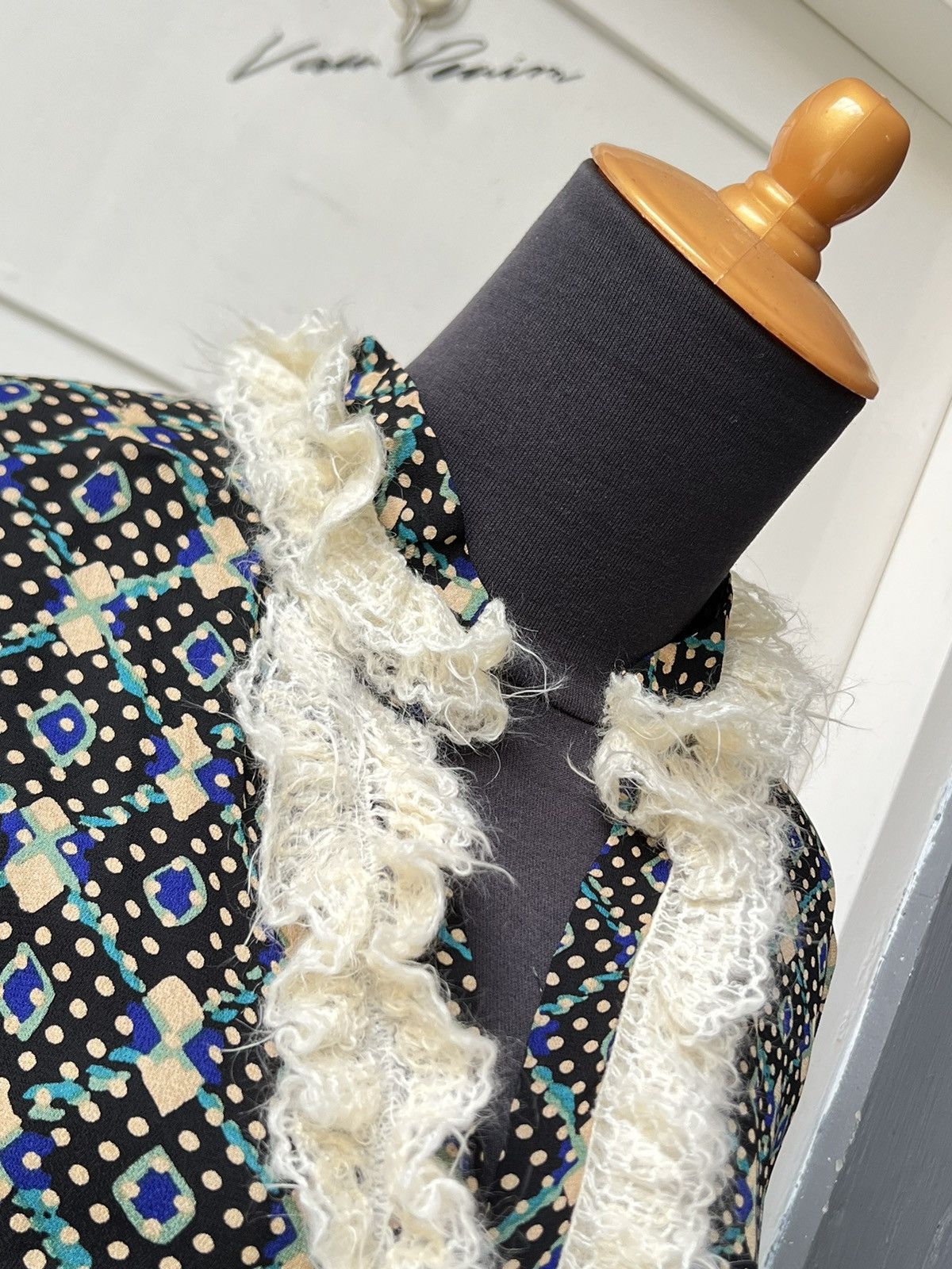 Anna Sui ANNA SUI Motive Midi Dress Size XS / US 0-2 / IT 36-38 - 5 Thumbnail