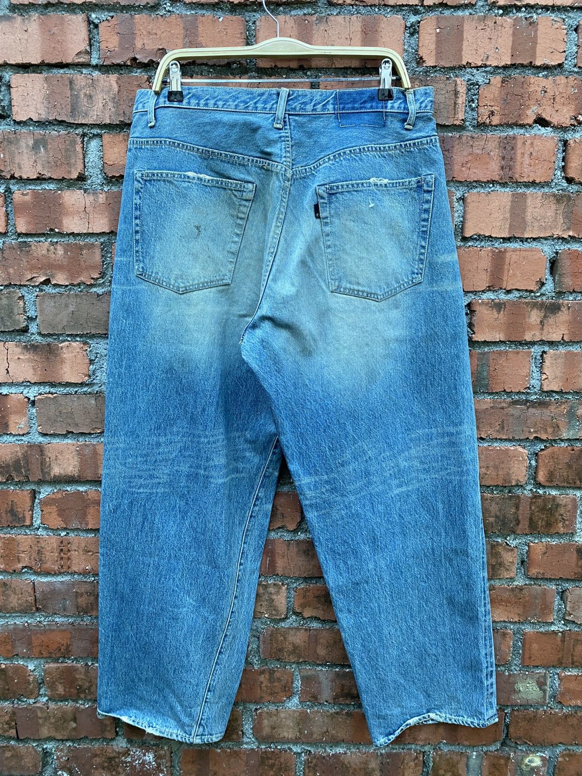 Japanese Brand W36x30 FAT TYO redline baggy jeans Size US 36 / EU 52 - 2 Thumbnail