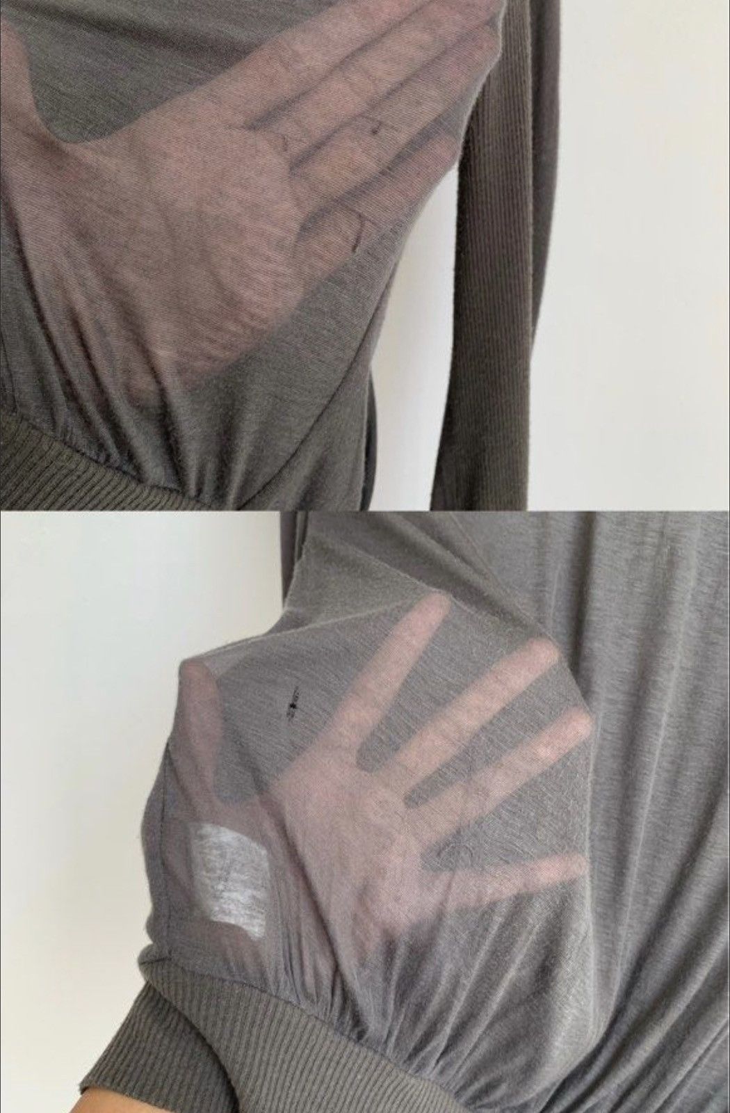 Rick Owens Rick Owens Lilies Darkshadow Over Sleeves Tops Size US S / EU 44-46 / 1 - 9 Thumbnail