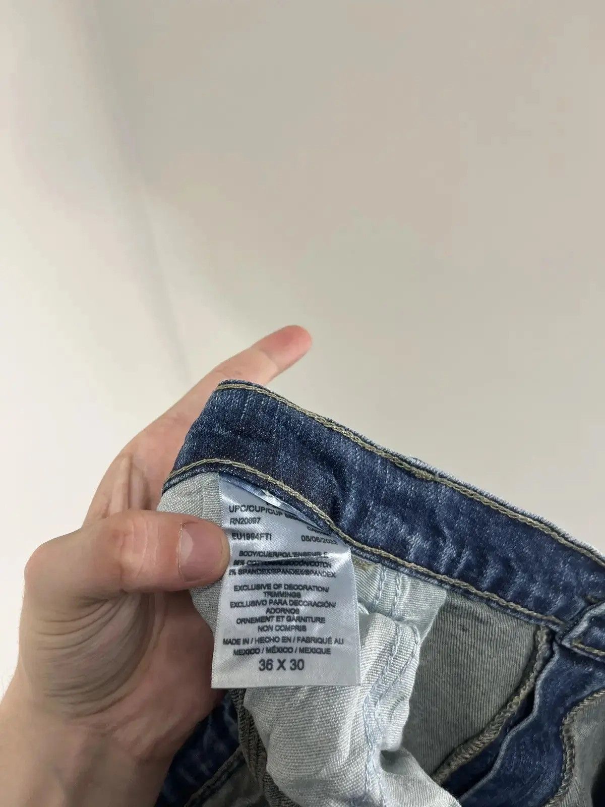 Dickies × Vintage Vintage Dickies American Work Blue Denim Baggy Jeans Size US 36 / EU 52 - 7 Thumbnail