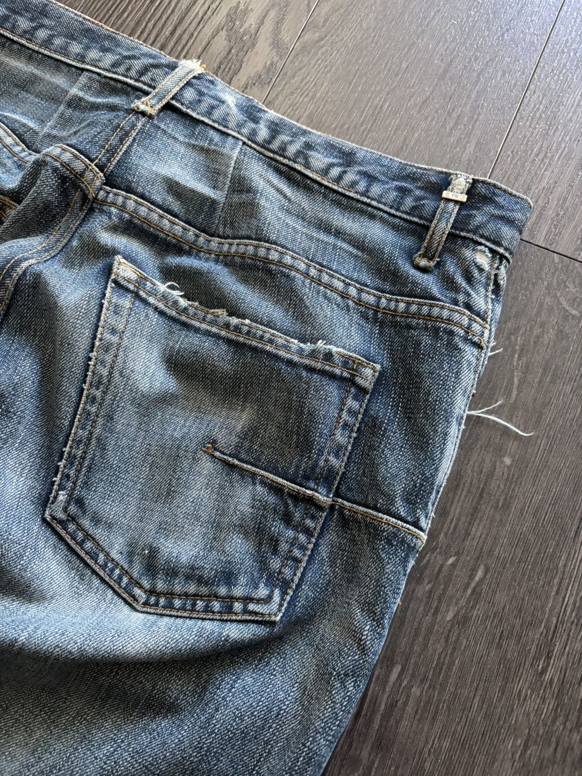 Hedi Slimane *Sold* Dior Homme By Hedi Slimane SS03 Clawmark Denim Size US 31 - 5 Thumbnail