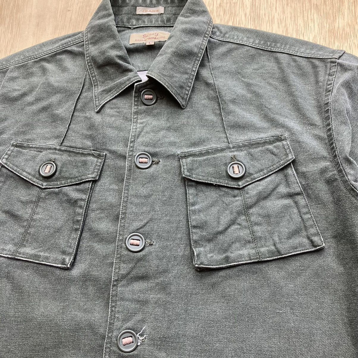 Designer × Japanese Brand × Kansai Yamamoto SISSY by KANSAI YAMAMOTO JEANS LOMG SLEEVE SHIRT Size US L / EU 52-54 / 3 - 4 Thumbnail