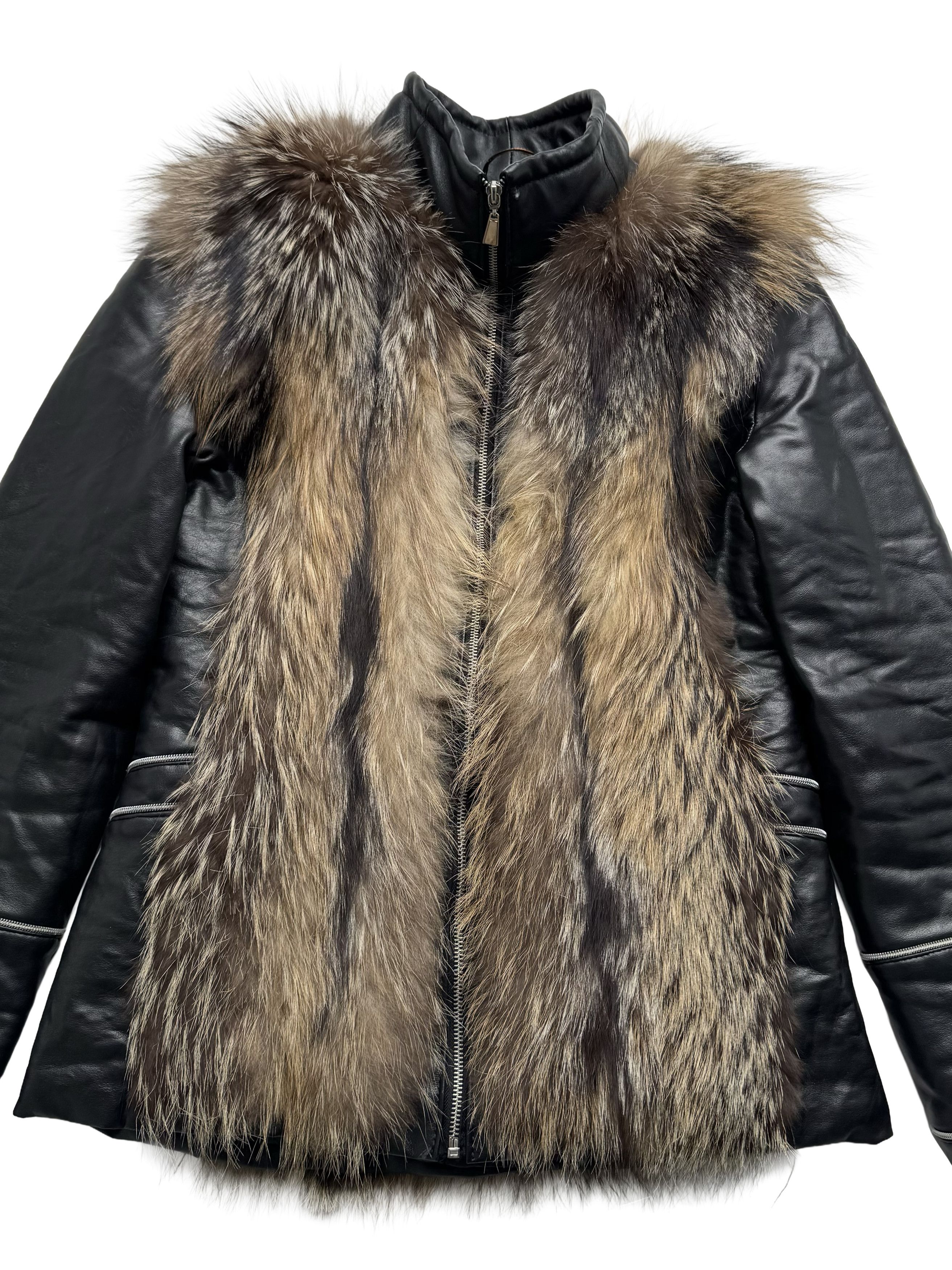 Vintage Vintage Jacket With Real Fur Details Size M / US 6-8 / IT 42-44 - 6 Thumbnail