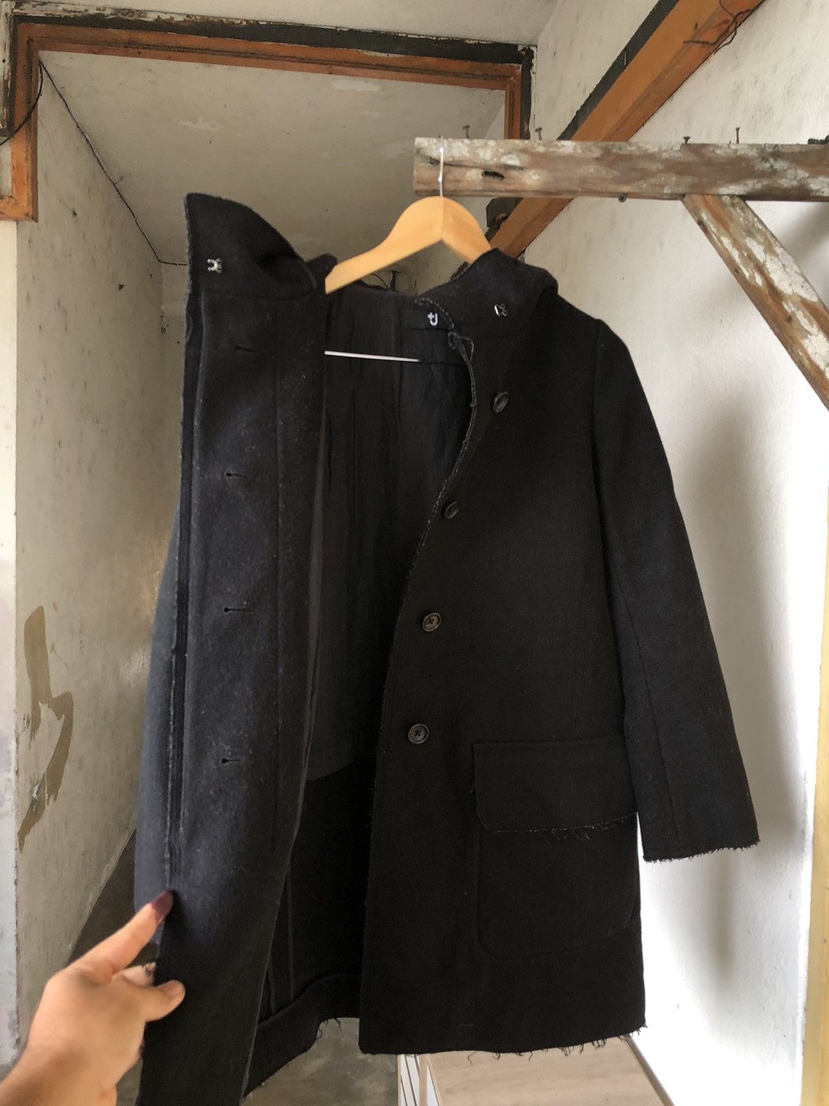 Jil Sander Jil Sander x Uniqlo Seditionaries Wool Long Coat For Winter Size L / US 10 / IT 46 - 12 Thumbnail