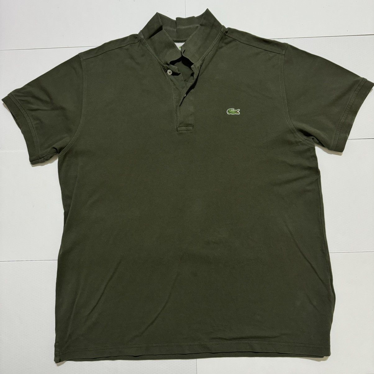 Lacoste Lacoste Polo Shirt Men’s Green Solid Classic Fit Rugby Golf Size US XXL / EU 58 / 5 - 1 Thumbnail