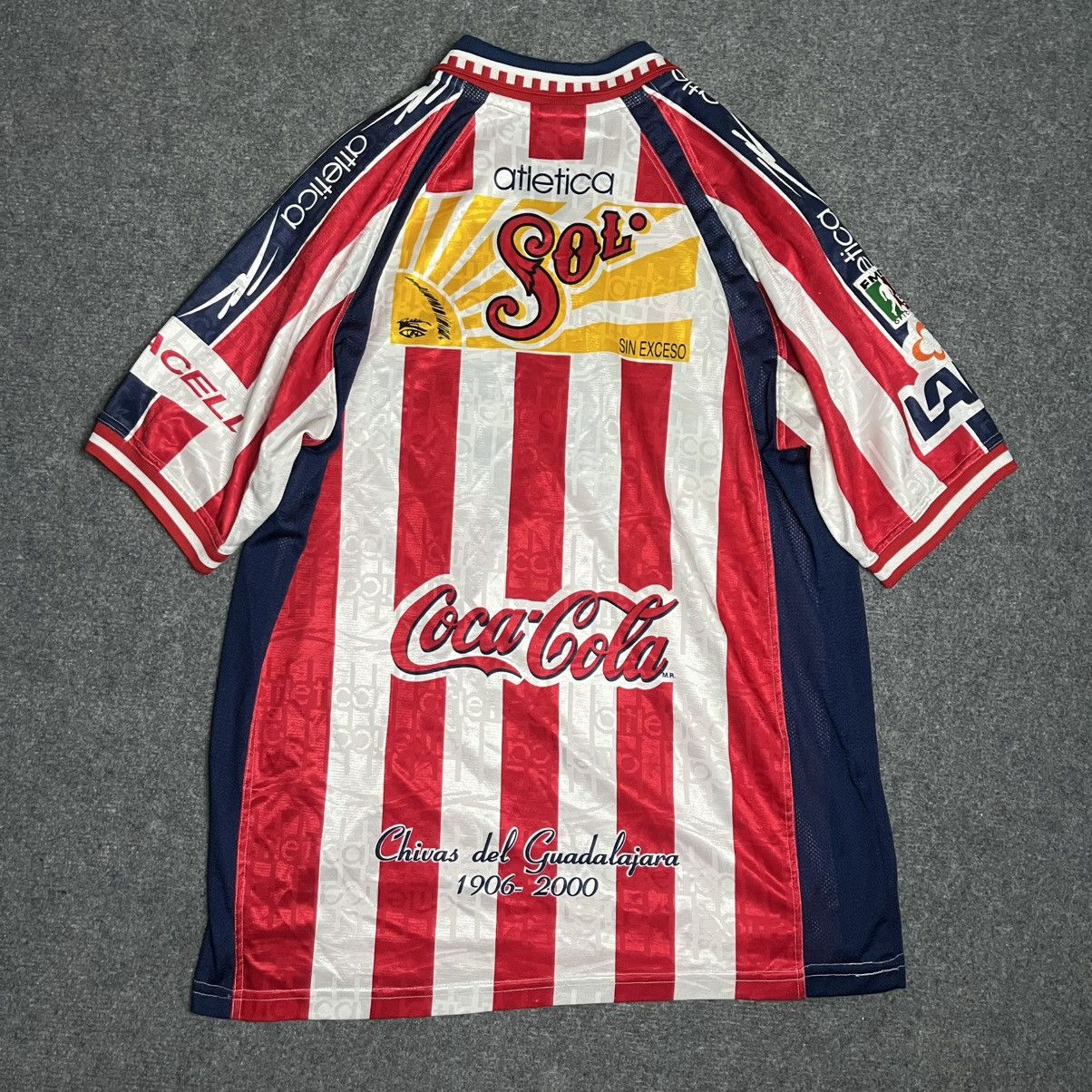 Atletica Rare Chivas de Guadalajara Home 1999/2000 Size US XL / EU 56 / 4 - 2 Thumbnail