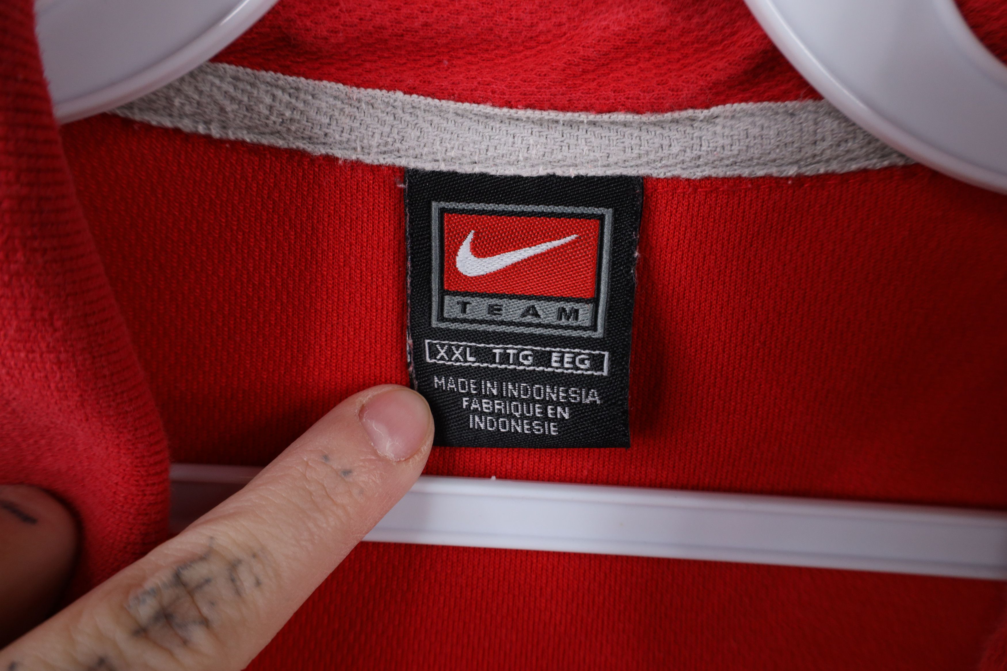 Nike × Vintage Vintage Nike Mini Swoosh Ohio State University Polo Shirt Size US XXL / EU 58 / 5 - 6 Thumbnail