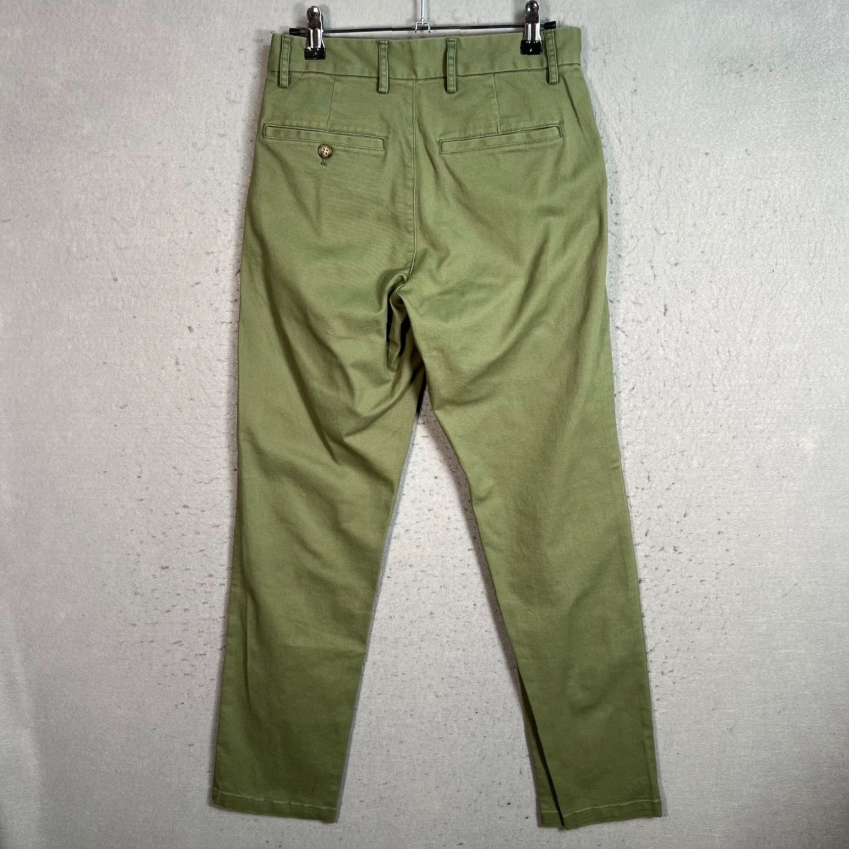 Old Navy VINTAGE Old Navy Slim Built-In Flex Olive Green Pants 26 x 30 NEW! Size US 26 / EU 42 - 2 Thumbnail