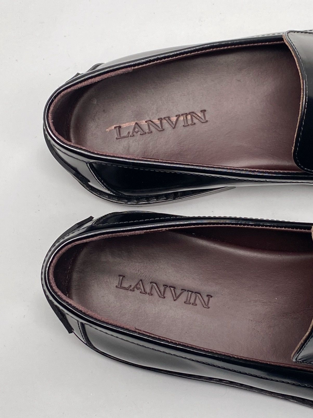 Lanvin Lanvin Spinto polished leather loafers size 42/us size 9 Size US 9 / EU 42 - 9 Thumbnail