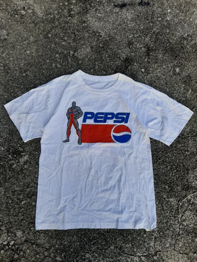 Pepsi Vintage 90s Pepsi Man Shirt Size US L / EU 52-54 / 3 - 1 Thumbnail