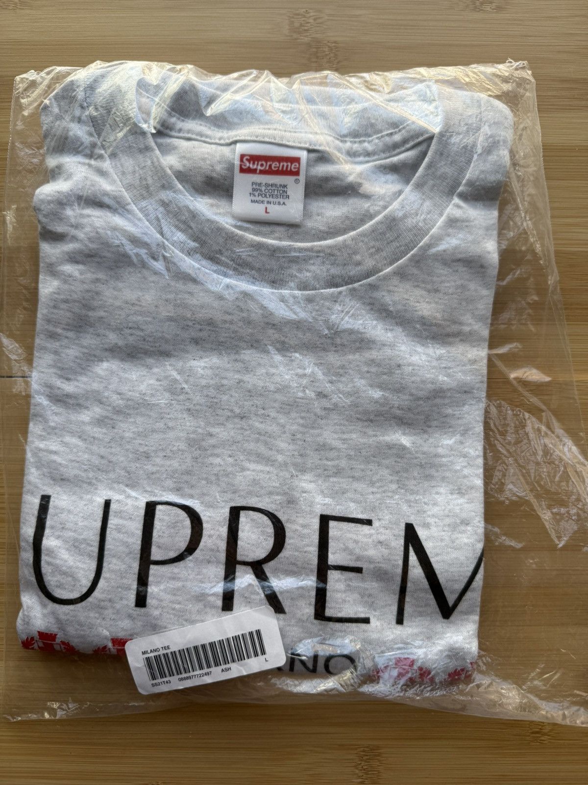 Supreme Supreme Milano Tee Size US L / EU 52-54 / 3 - 2 Thumbnail