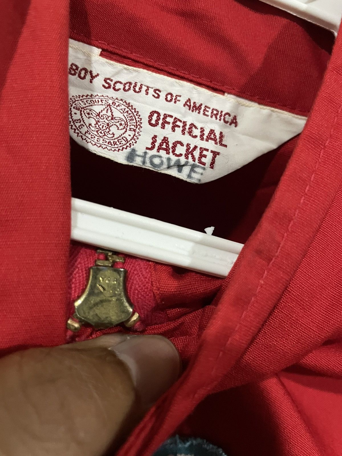 Vintage 1973' OMBRA BSA Official Jacket Boy Scout USA Talon Zipper Size US L / EU 52-54 / 3 - 11 Thumbnail