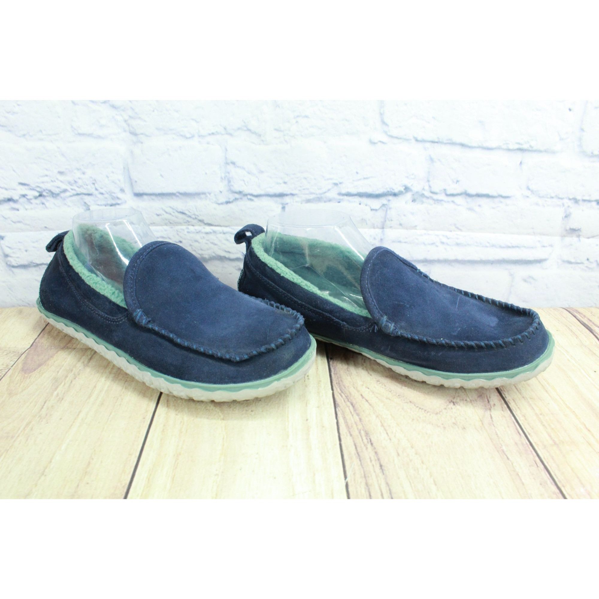 L.L. Bean LL Bean Blue Suede Fleece Lined Moccasins Size US 10 / IT 40 - 2 Thumbnail