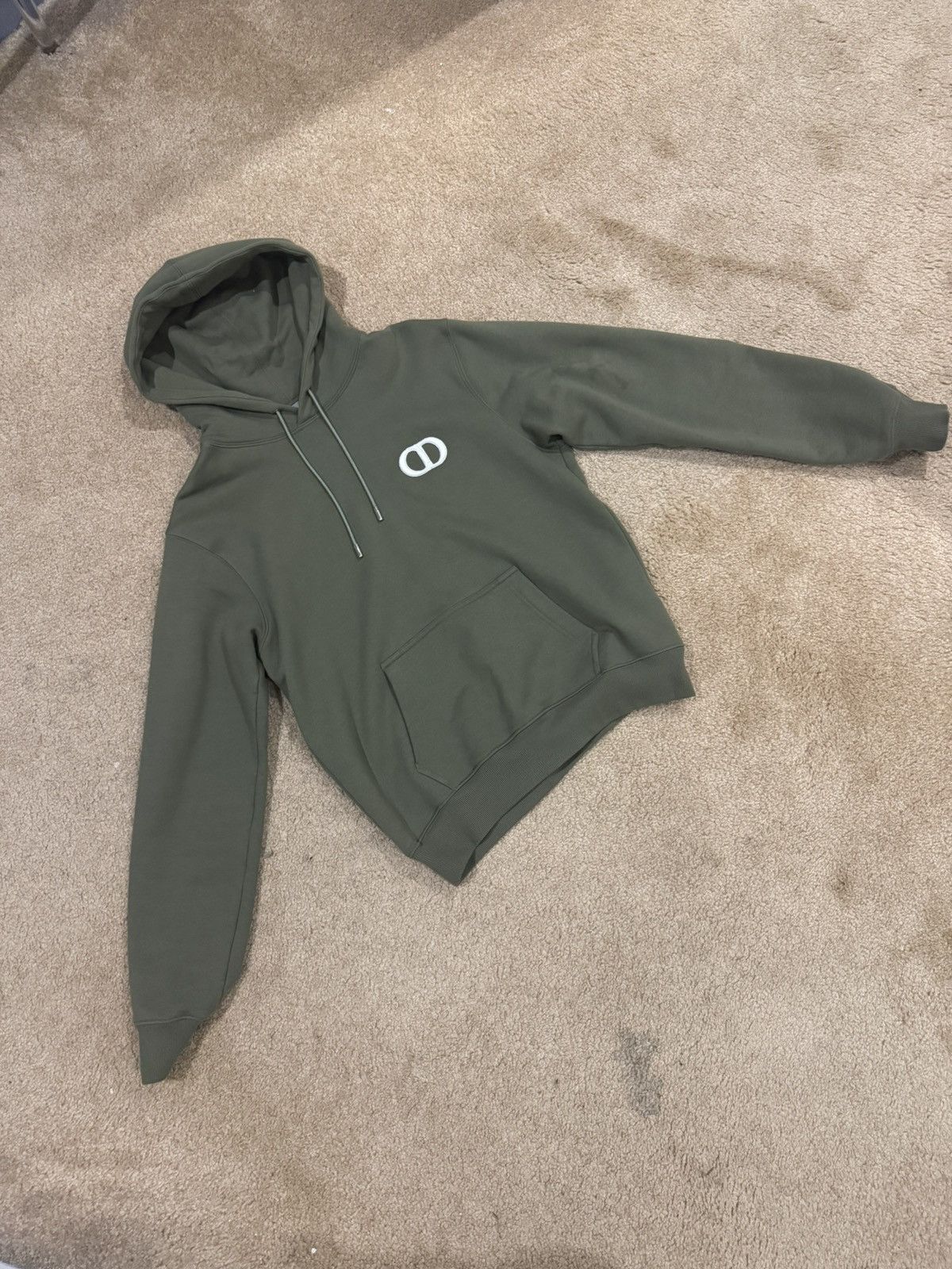 Logo Hoodie Dior Green Hoodie Christian Dior CD Hoodie – SJ Brands