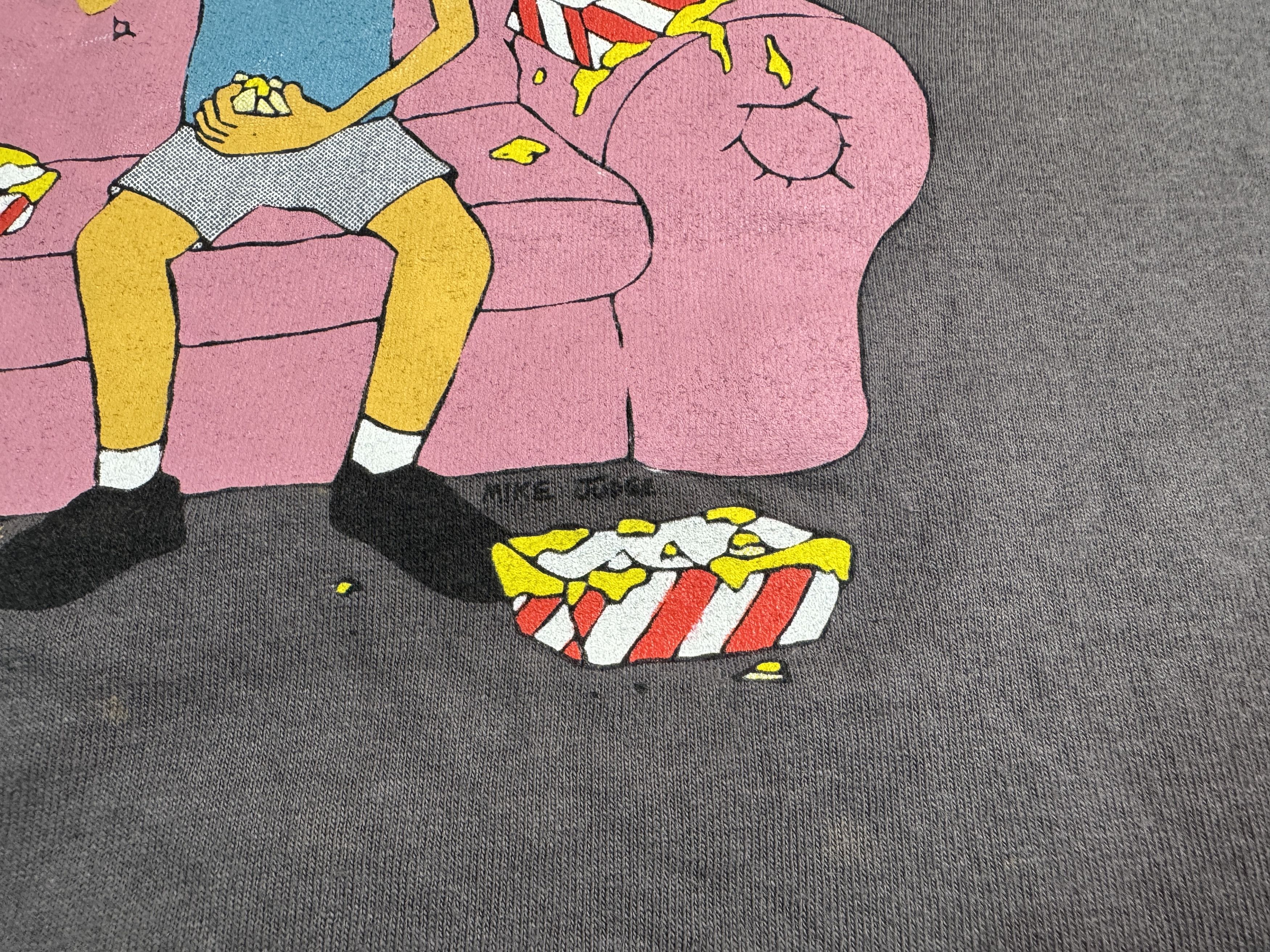 Mtv Vintage 2004 Beavis and Butt-Head Nachos Rule T-shirt Size US XXL / EU 58 / 5 - 6 Thumbnail