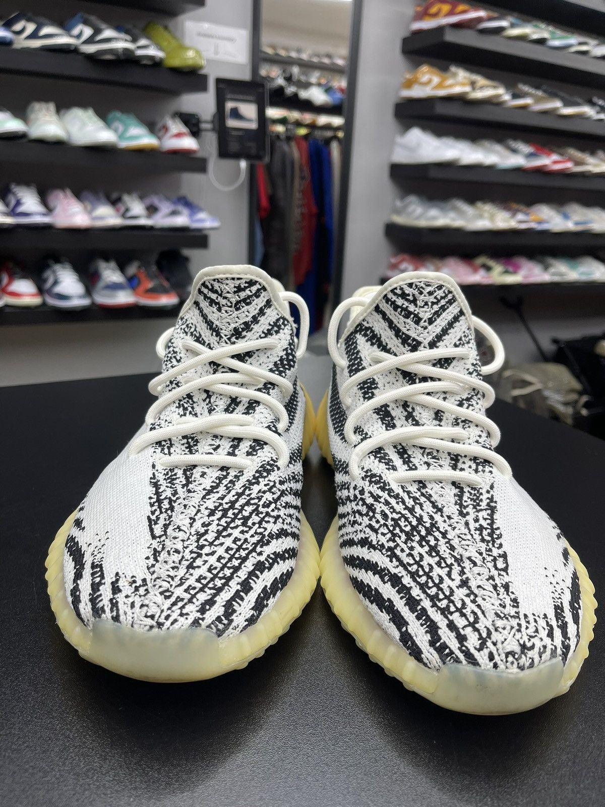 Adidas Size 11 - Adidas Yeezy Boost 350 Zebra Size US 11 / EU 44 - 2 Thumbnail