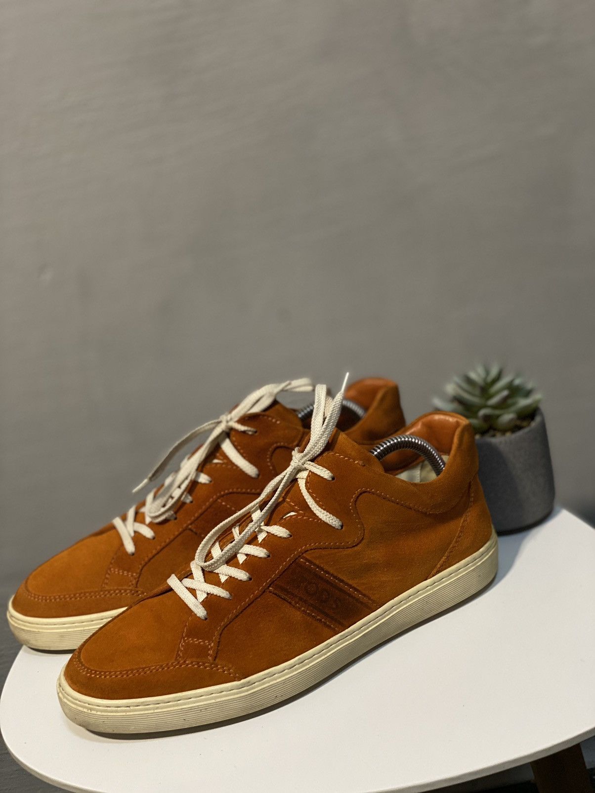 Tod's Tods orange suede sneakers size : 8,5 Size US 8.5 / EU 41-42 - 1 Thumbnail