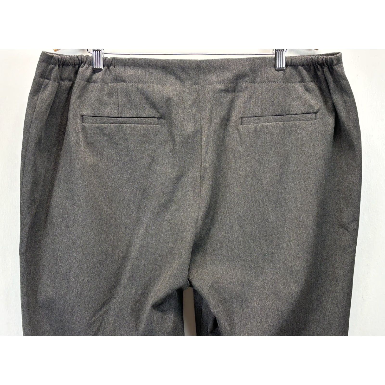 Talbots Talbots NEW! Grey Dress Pants Size 22W Plus Stretch Elastic Sides Size 40" / US 18 - 4 Thumbnail