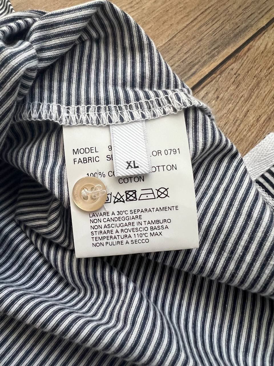 Boglioli Boglioli Striped Cotton Polo Size US XL / EU 56 / 4 - 5 Thumbnail