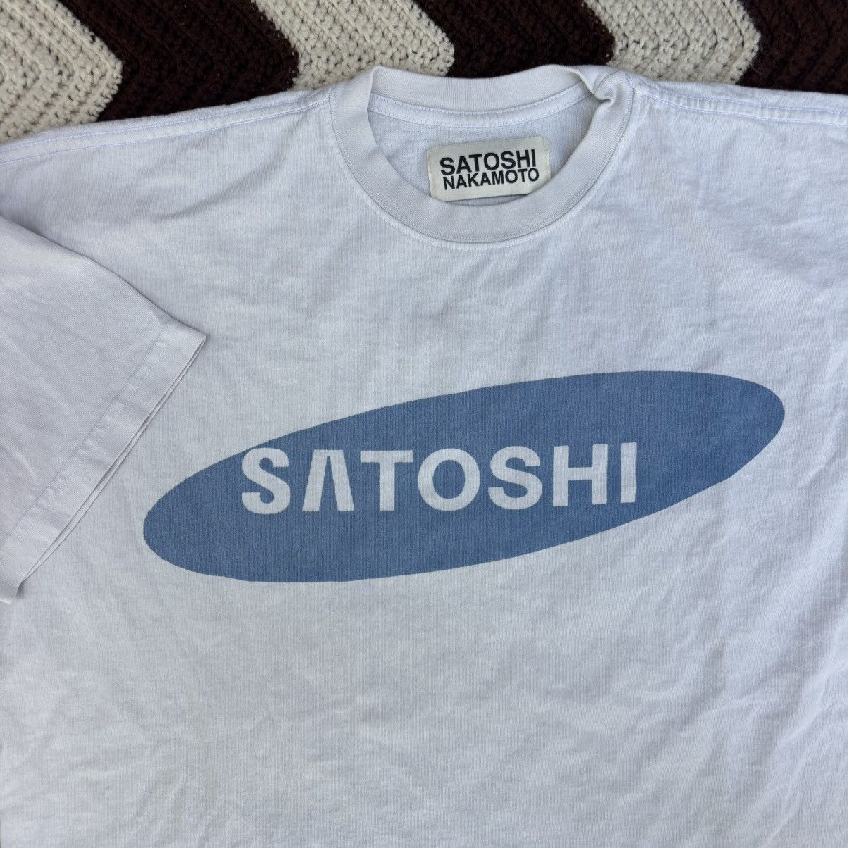 Satoshi Nakamoto SATOSHI NAKAMOTO CELLULAR TEE Size US M / EU 48-50 / 2 - 3 Thumbnail