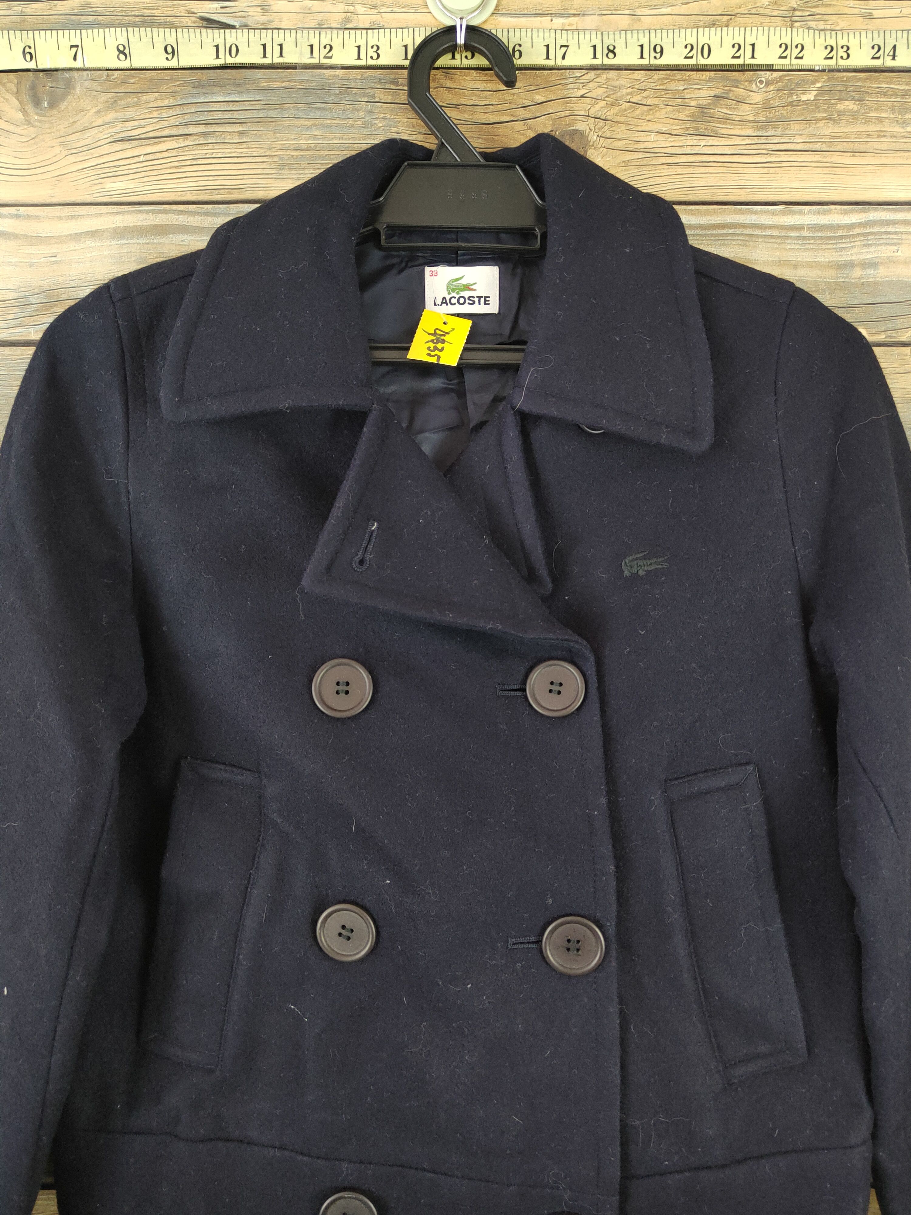 Lacoste × Vintage Lacoste Navy Wool Crop Top Jackets #W2241 Size S / US 4 / IT 40 - 2 Thumbnail