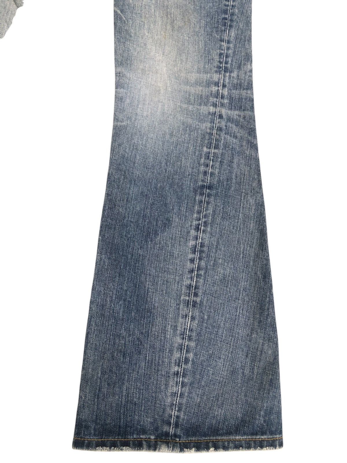 If Six Was Nine Japanese Lee Flared Jeans Distressed Jeans Size US 33 - 7 Thumbnail