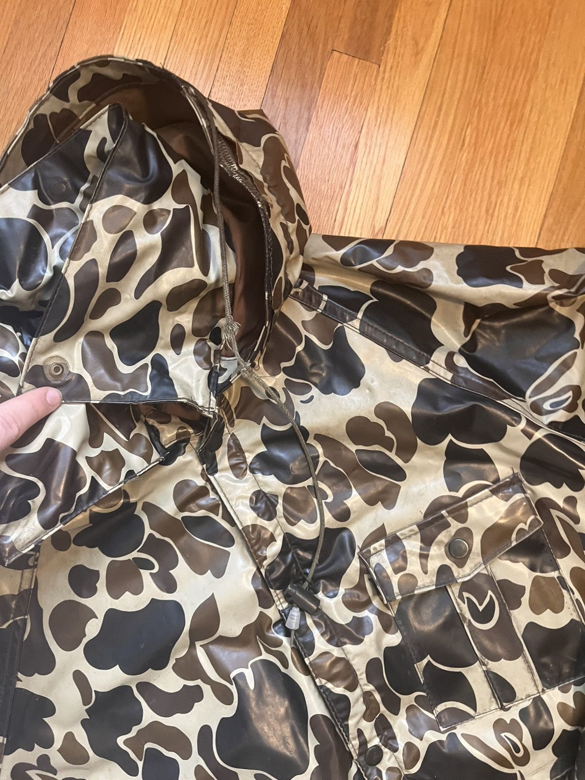 Vintage Camo Rain Jacket Size US M / EU 48-50 / 2 - 6 Thumbnail