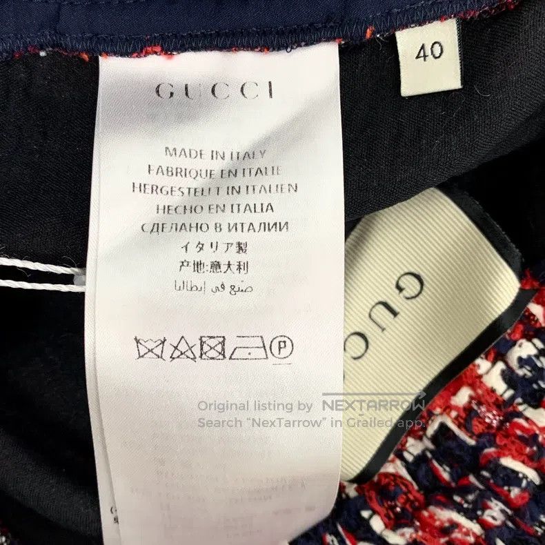 Gucci Gucci Red plaid cotton braided tweed casual shorts Size 26" / US 2 / IT 38 - 6 Thumbnail