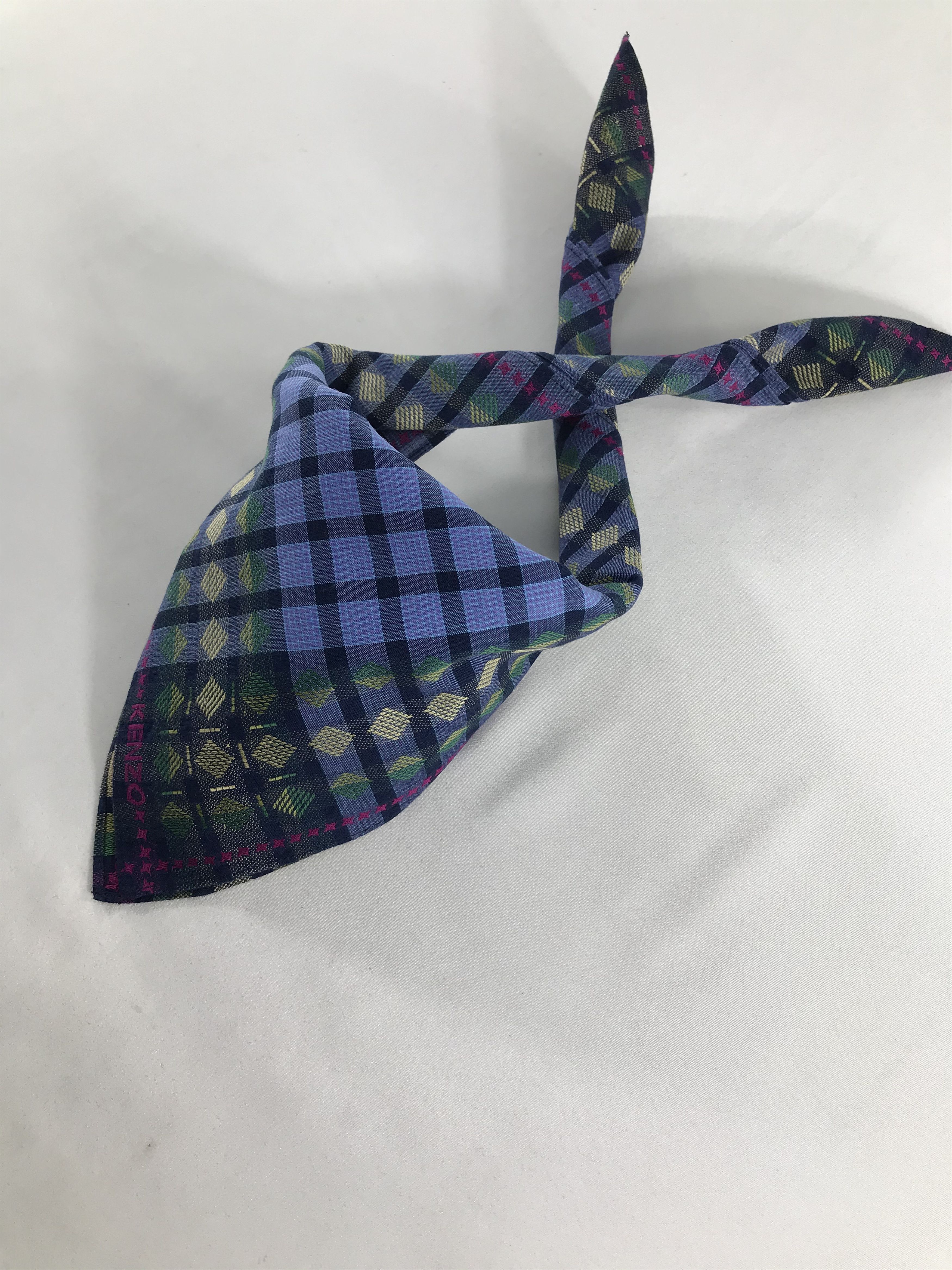 Japanese Brand × Kenzo × Vintage Kenzo Handkerchief Neckerchief Bandana H02 Size ONE SIZE - 2 Thumbnail