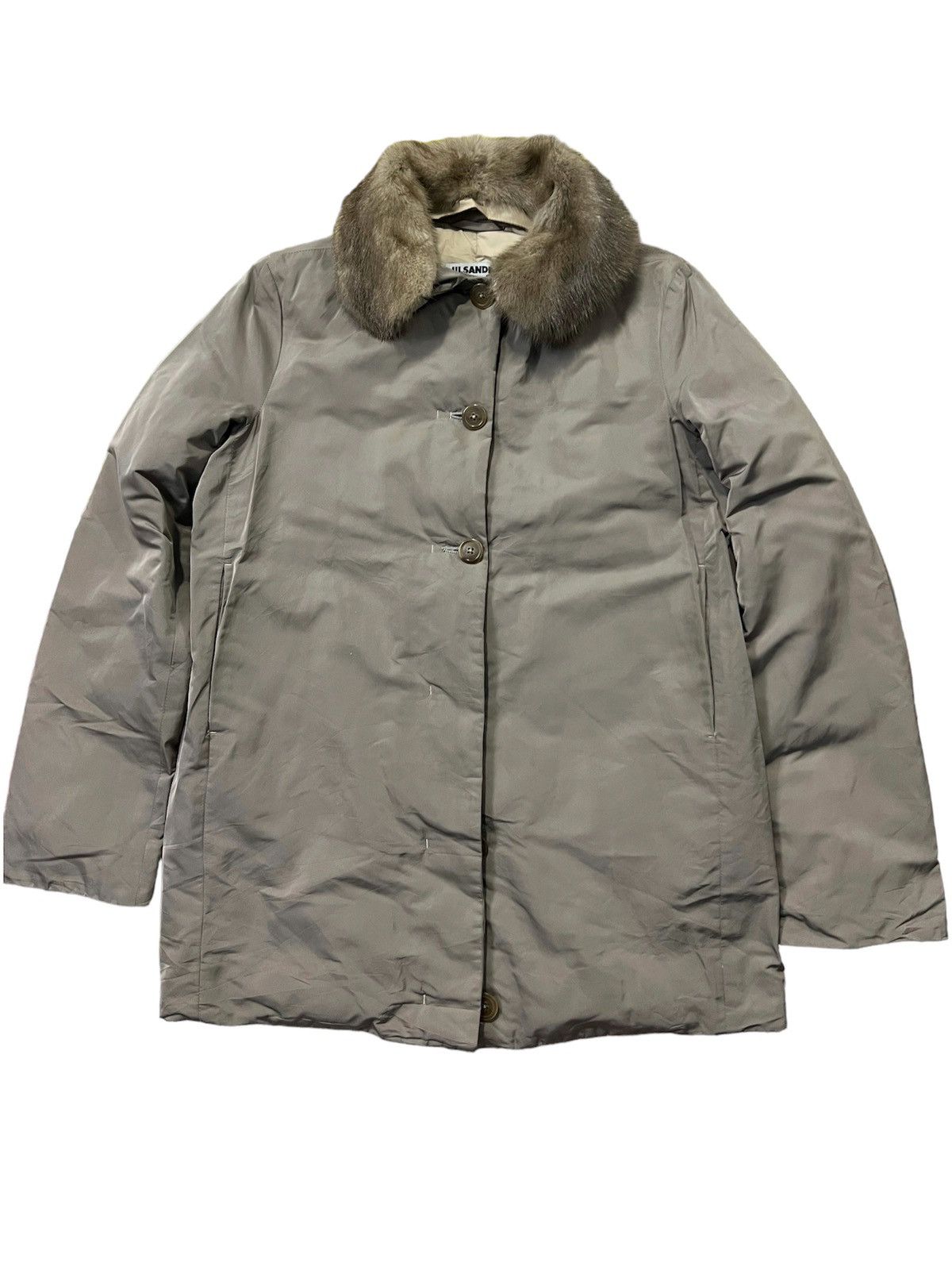 Designer × Jil Sander 💥 RARE JIL SANDER FUR COLLAR Size US S / EU 44-46 / 1 - 1 Thumbnail