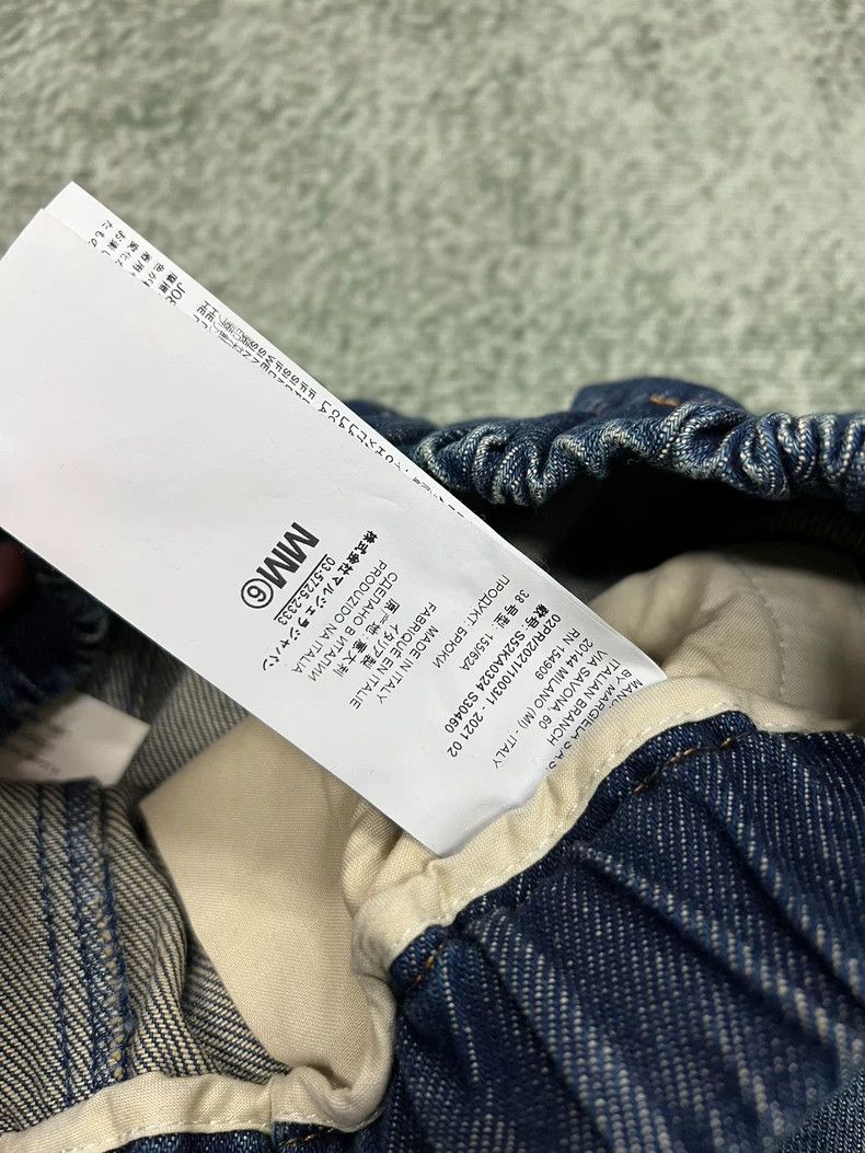 Maison Margiela Maison Margiela Fw21 elastic faded denim trousers Size US 38 / EU 54 - 4 Thumbnail