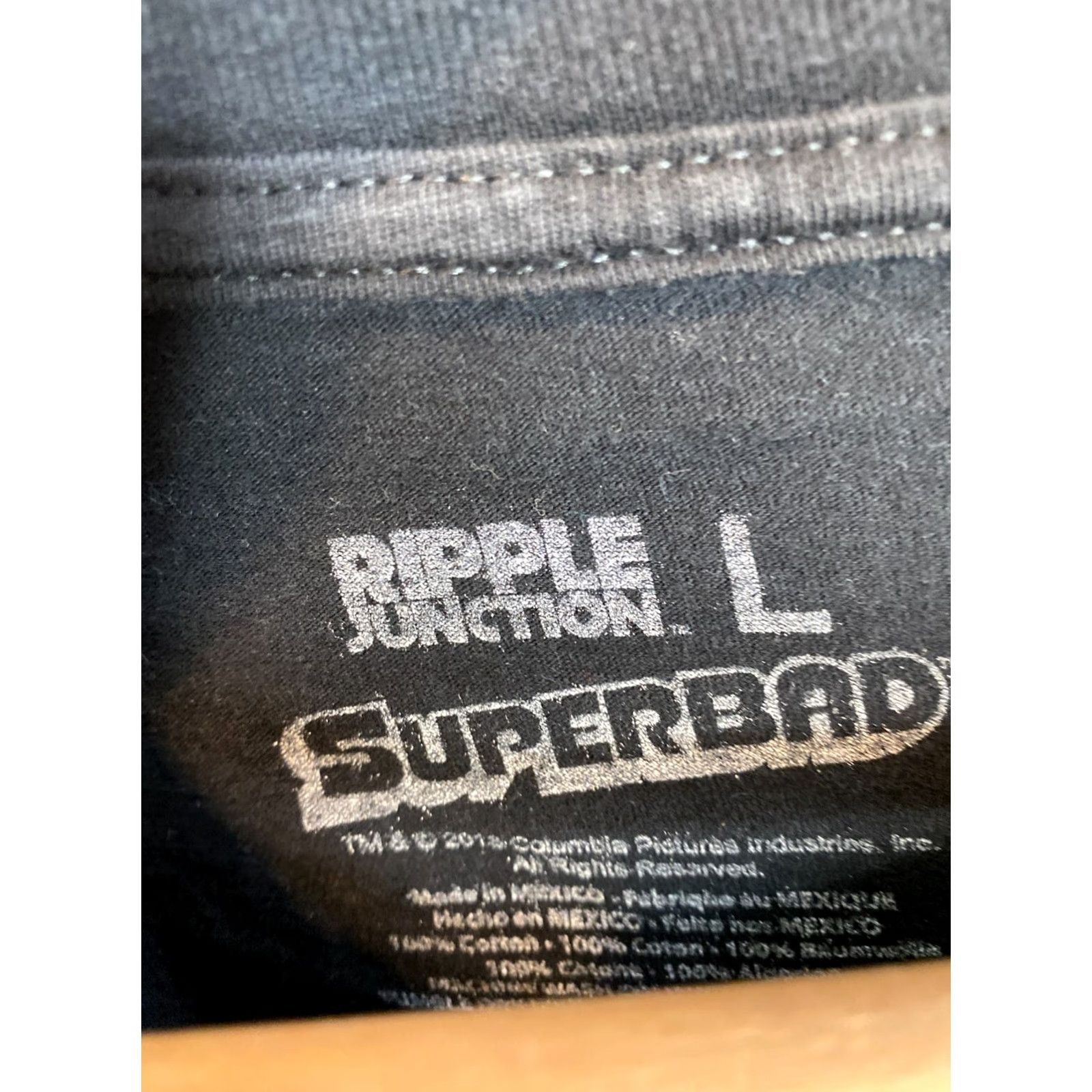 Logo 7 Superbad Mclovin ID Logo Tee T-Shirt S/S Crew Neck Men's Size Large Black Multicolor Logo Graphic Print 2010s Movie T-Shirt Shirt Mens Size US L / EU 52-54 / 3 - 3 Thumbnail
