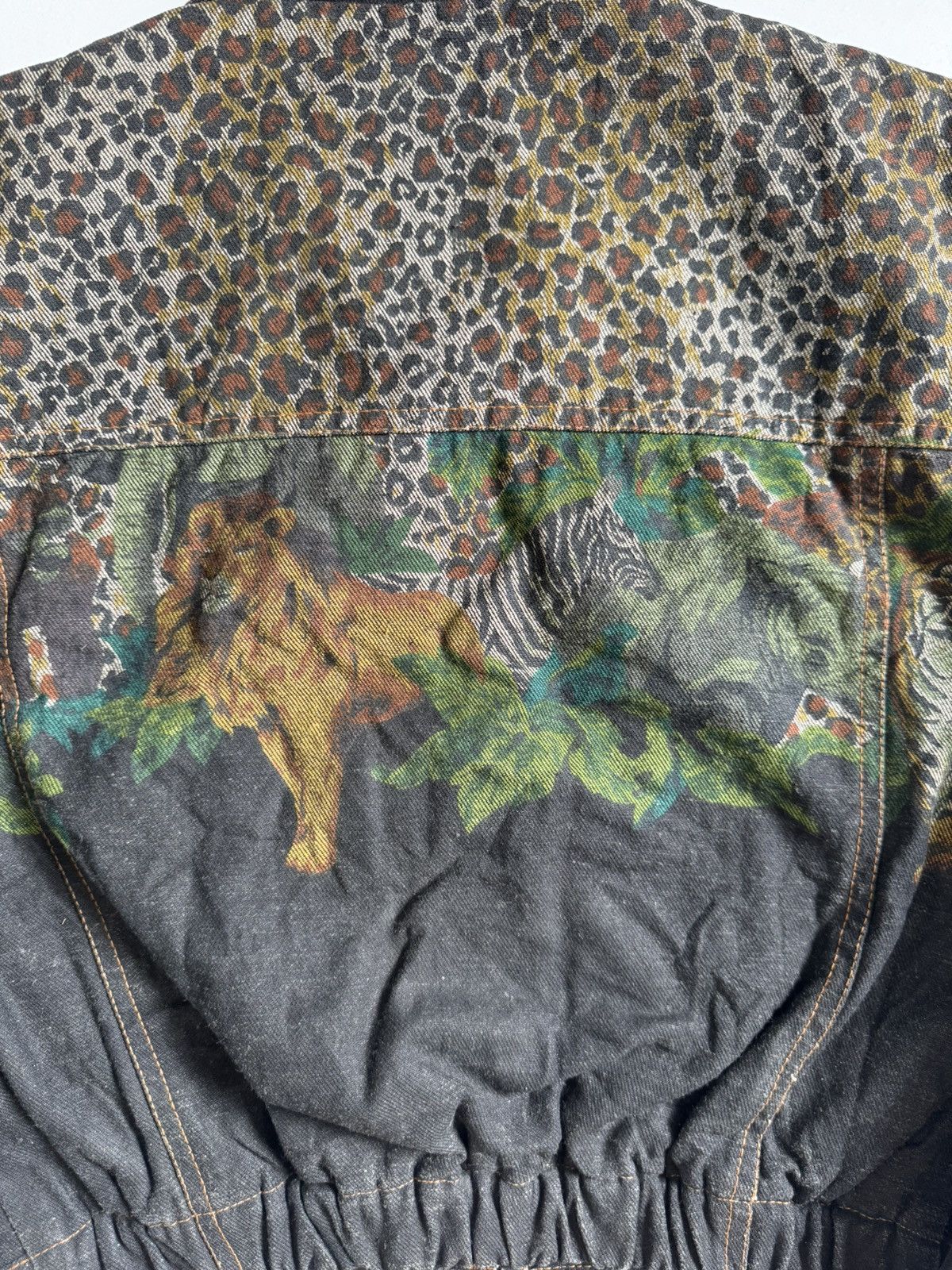 Kenzo VERY RARE VINTAGE JACKET DENIM JEANS TRUCKER KENZO ANIMAL Size US S / EU 44-46 / 1 - 5 Thumbnail