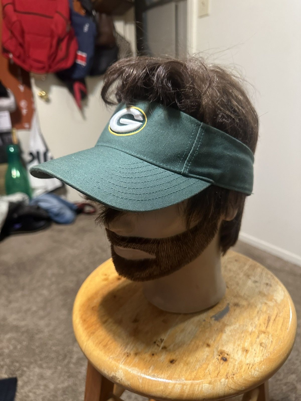 NFL Vintage NFL Green Bay Packers “triple green” sun visor 90s Size ONE SIZE - 6 Thumbnail