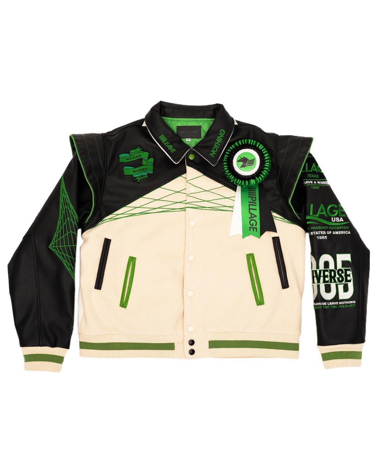 Other Pillage worldwide Beauty Pageant Varsity Jacket Size US L / EU 52-54 / 3 - 1 Thumbnail