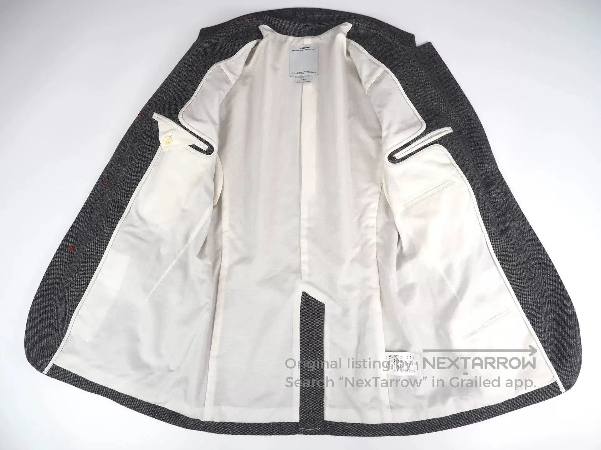 Visvim visvim grey wool blazer with cashmere blend. Size US M / EU 48-50 / 2 - 6 Thumbnail
