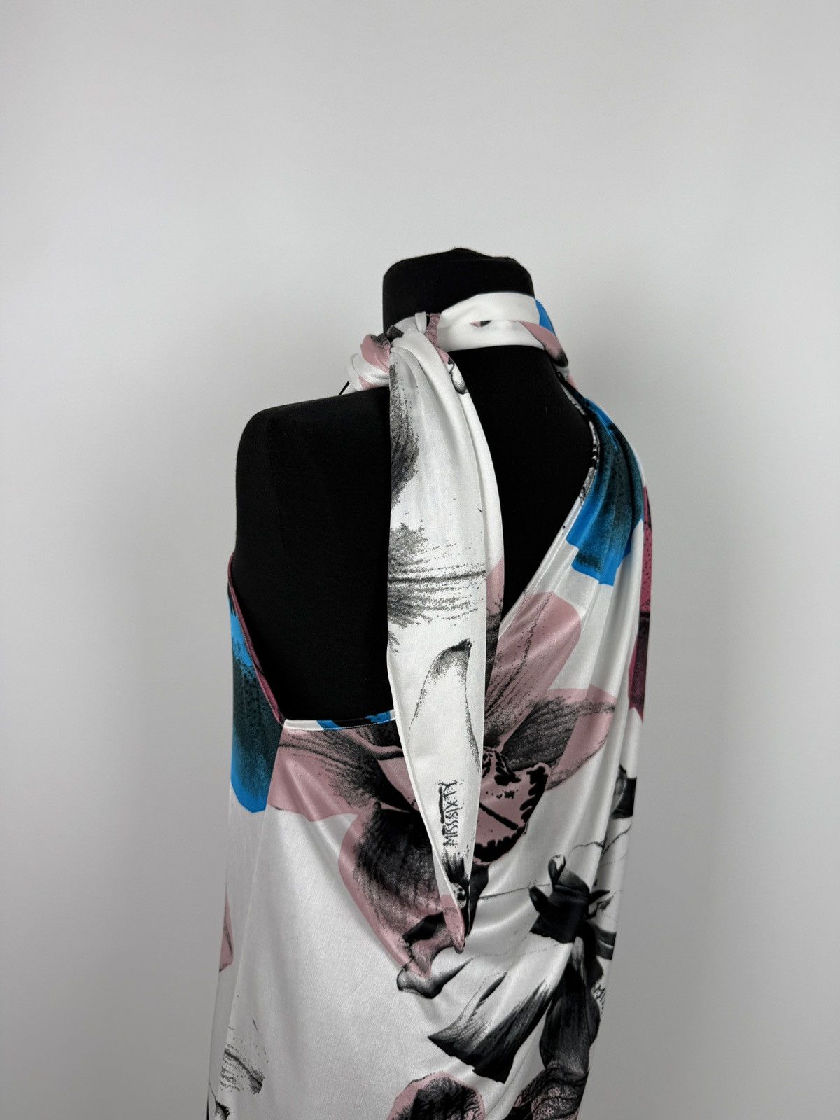 Miss Sixty Y2K Miss Sixty One Open Shoulder Floral Mini Dress M Size M / US 6-8 / IT 42-44 - 5 Thumbnail