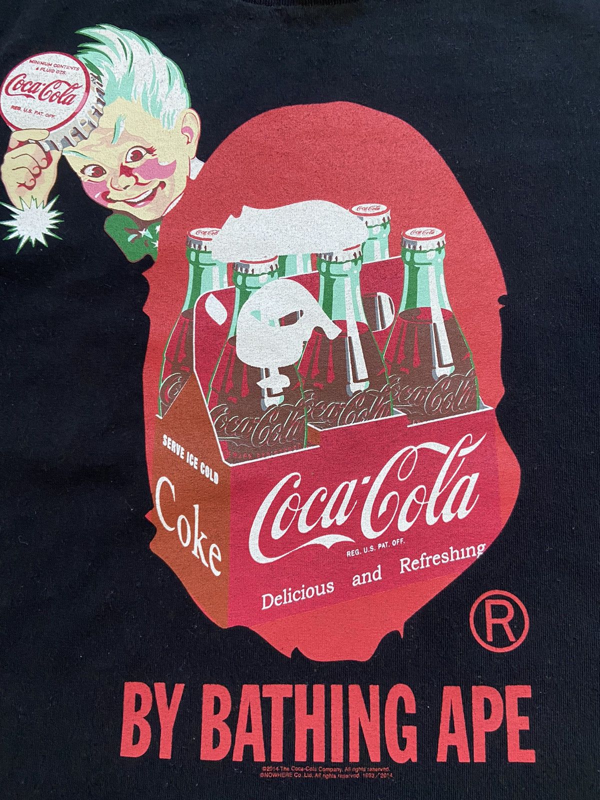 Bape × Coca Cola Bape A Bathing Ape x Coca Cola tee Size XS / US 0-2 / IT 36-38 - 4 Thumbnail