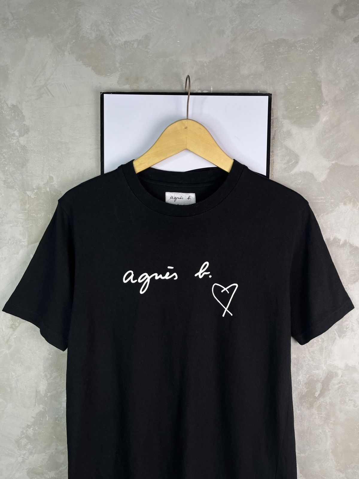 agnes b. Agnes B Homme Love Logo T-Shirt Minimalist Parisian Size US M / EU 48-50 / 2 - 4 Thumbnail