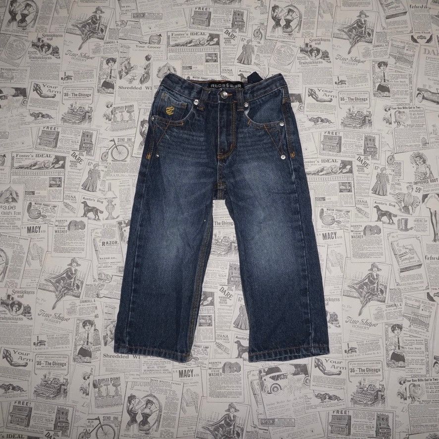 Rocawear 3T - Vintage Y2K rocawear denim pants embroider youth jeans Size 28 - 2 Thumbnail