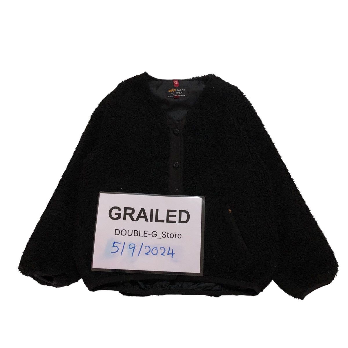 Alpha Industries 📌VINTAGE CROPPED FLEECE JACKET ALPHA INDUSTRIES Size US M / EU 48-50 / 2 - 1 Thumbnail